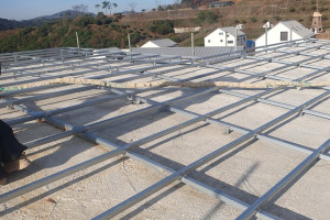 충주 신축건물 지붕 우레탄폼 단열공사 시공 사례